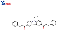 1,1'-(9-Ethyl-9H-carbazole-3,6-diyl)bis(3-phenylprop-2-en-1-one)
