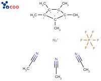 Pentamethylcyclopentadienyltris (acetonitrile)ruthenium(II) hexafluorophosphate
