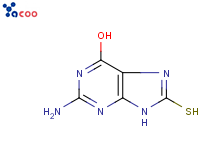 2-AMINO-6-HYDROXY-8-MERCAPTOPURINE
