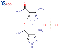 3-AMINO-4-PYRAZOLECARBOXAMIDE HEMISULFATE
