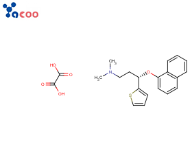 (S)-(+)-N,N-二甲基-3-(1-萘氧基)-3-(2-噻吩基)丙胺草酸盐