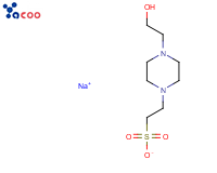 4-(2-羟乙基)-1-哌嗪乙烷磺酸半钠盐 
