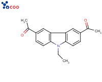 3,6-diacetyl-9-ethyl-9H-carbazole
