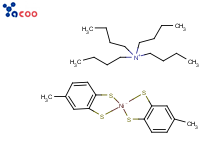 Tetrabutylammonium bis(4-methyl-1,2-benzenedithiolato)nickelate
