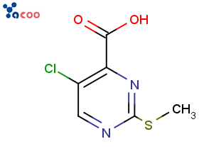 5-氯-2-(甲巯基)-4-嘧啶甲酸
