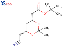 4R-cis)-6-氰甲基-2,2-二甲基-1,3-二氧六环-4-乙酸叔丁酯
