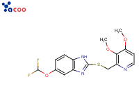 5-Difluoromethoxy-2-{[(3,4-dimethoxy-2-pyridinyl)methyl]thio}-1H-benzimidazole
