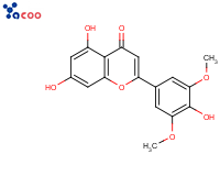 5,7-二羟基-2-(4-羟基-3,5-二甲氧基苯基)苯并吡喃-4-酮
