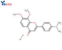 2-(4-(DiMethylaMino)phenyl)-7,8-diMethoxy-4H-chroMen-4-one HBr
