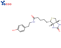 1H-Thieno[3,4-d]iMidazole-4-pentanaMide, hexahydro-N-[2-(4-hydroxyphenyl)ethyl]-2-oxo-, (3aS,4S,6aR)-
