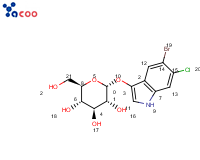 5-BROMO-6-CHLORO-3-INDOLYL ALPHA-D-GLUCOPYRANOSIDE
