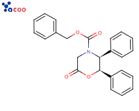 (2R,3S)-N-苄氧羰基-2,3-二苯基吗啉-6-酮

