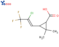 Z-(1R,S)-顺式-2,2-二甲基-3-(2-氯－3,3,3-三氟-1-丙烯基)环丙烷羧酸
