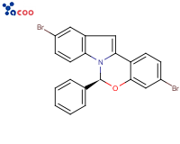 (6S)-3,10-二溴-6-苯基-6H-吲哚并[1,2-c][1,3]苯并恶嗪
