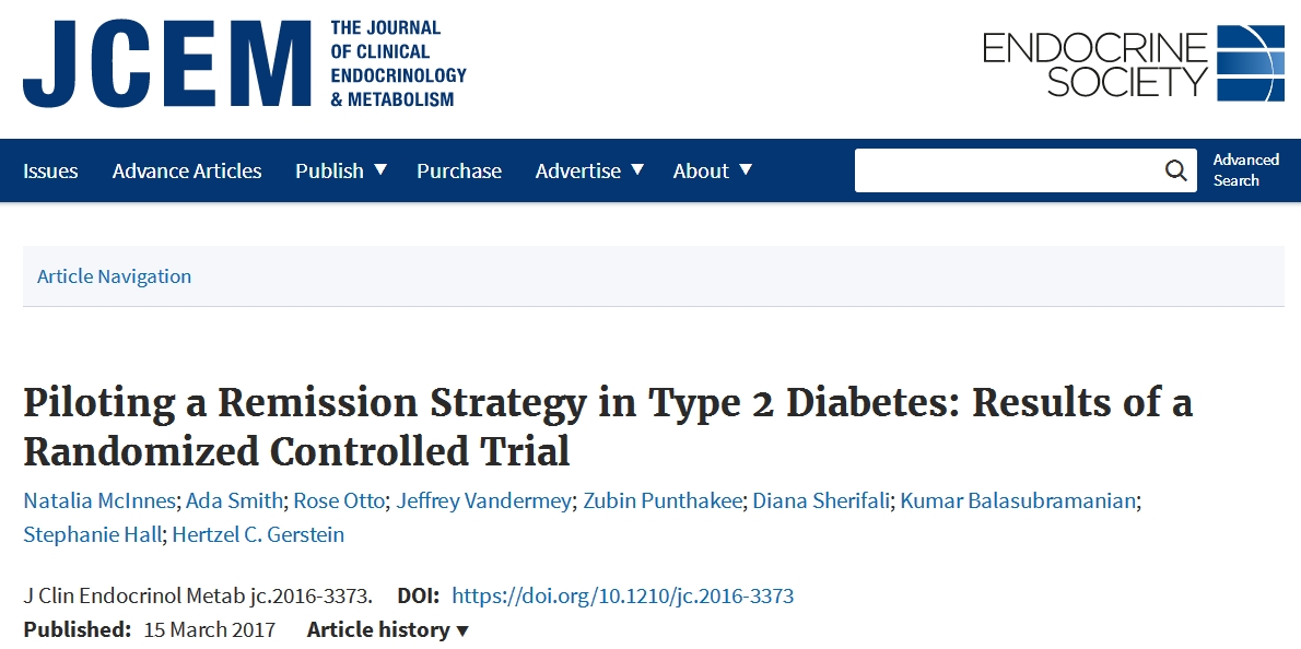 强化干预可在短期内有效治疗糖尿病