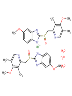 埃索美拉唑镁(三水)  结构式